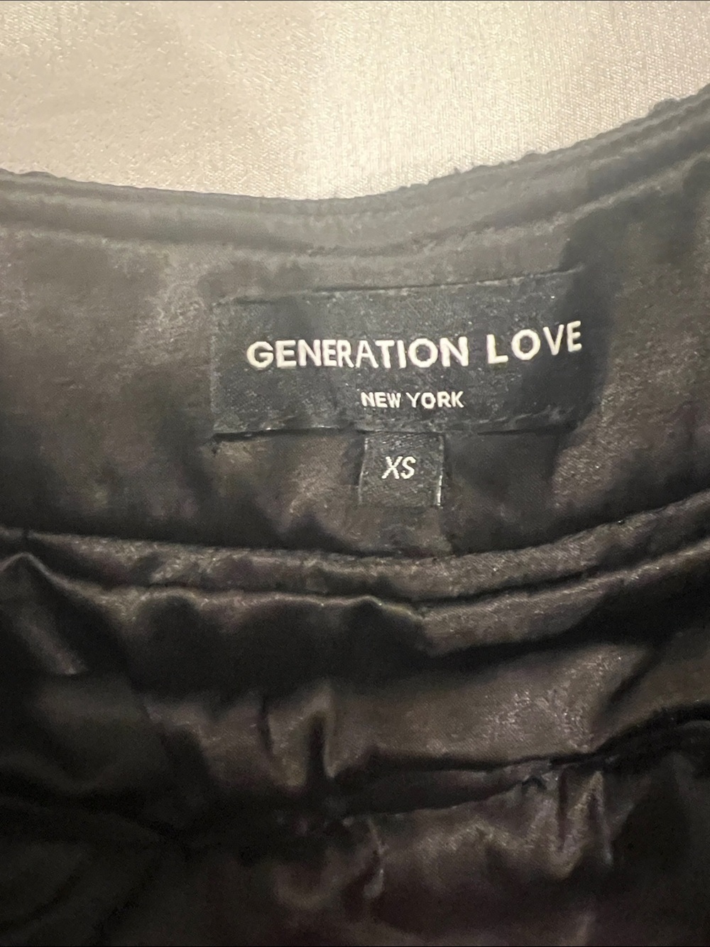 Generation Love Black Tweed Gold Button High Waist Shorts XS - Picture 2 of 11